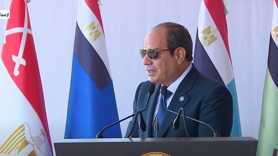 الرئيس المصري يشدد على حرص بلاده على دعم جهود إنهاء الحرب على غزة ويؤكد قدرة الدولة على تجاوز أي تحديات