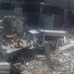 إصابات إثر قصف إسرائيلي بمسيّرة استهدف مدخل المخيم الجديد في النصيرات وسط قطاع غزة