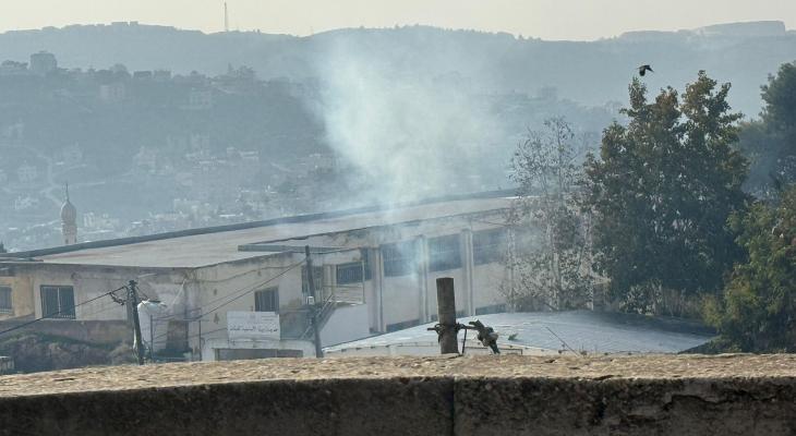 قوات الاحتلال أطلقت قنابل غاز وصوت ما أدى إلى حالات اختناق بين المواطنين