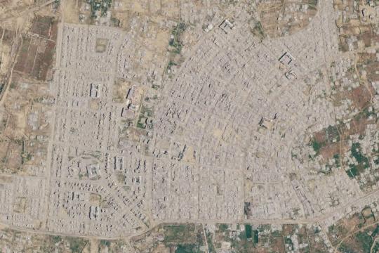 صور جوية تكشف دمارًا واسعًا في رفح وخانيونس جنوب قطاع غزة
