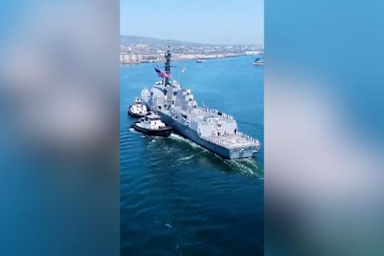 الجيش الأميركي: الحصار البحري يوقف تجارة إيران بالكامل وتصعيد في مضيق هرمز