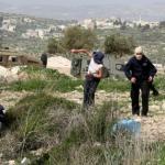 مستوطنون يجرفون طريقاً ويقطعون خط مياه في قرية دوما جنوب نابلس