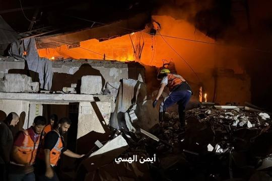 5 شهداء بينهم 3 أطفال في قصف إسرائيلي استهدف منزلًا بمدينة غزة