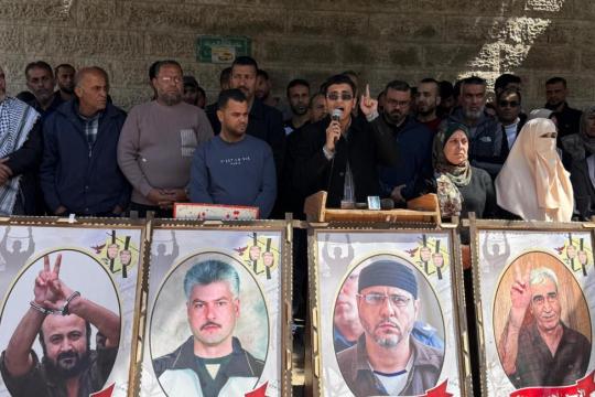 غزة: وقفة شعبية حاشدة رفضًا لقانون إعدام الأسرى الإسرائيلي