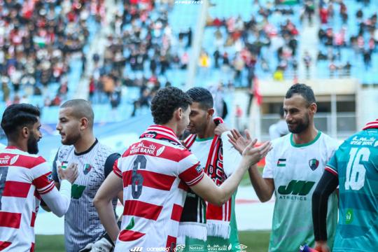 نجوم القدس يخسرون ودياً أمام النادي الإفريقي بهدفين على ملعب حمادي العقربي