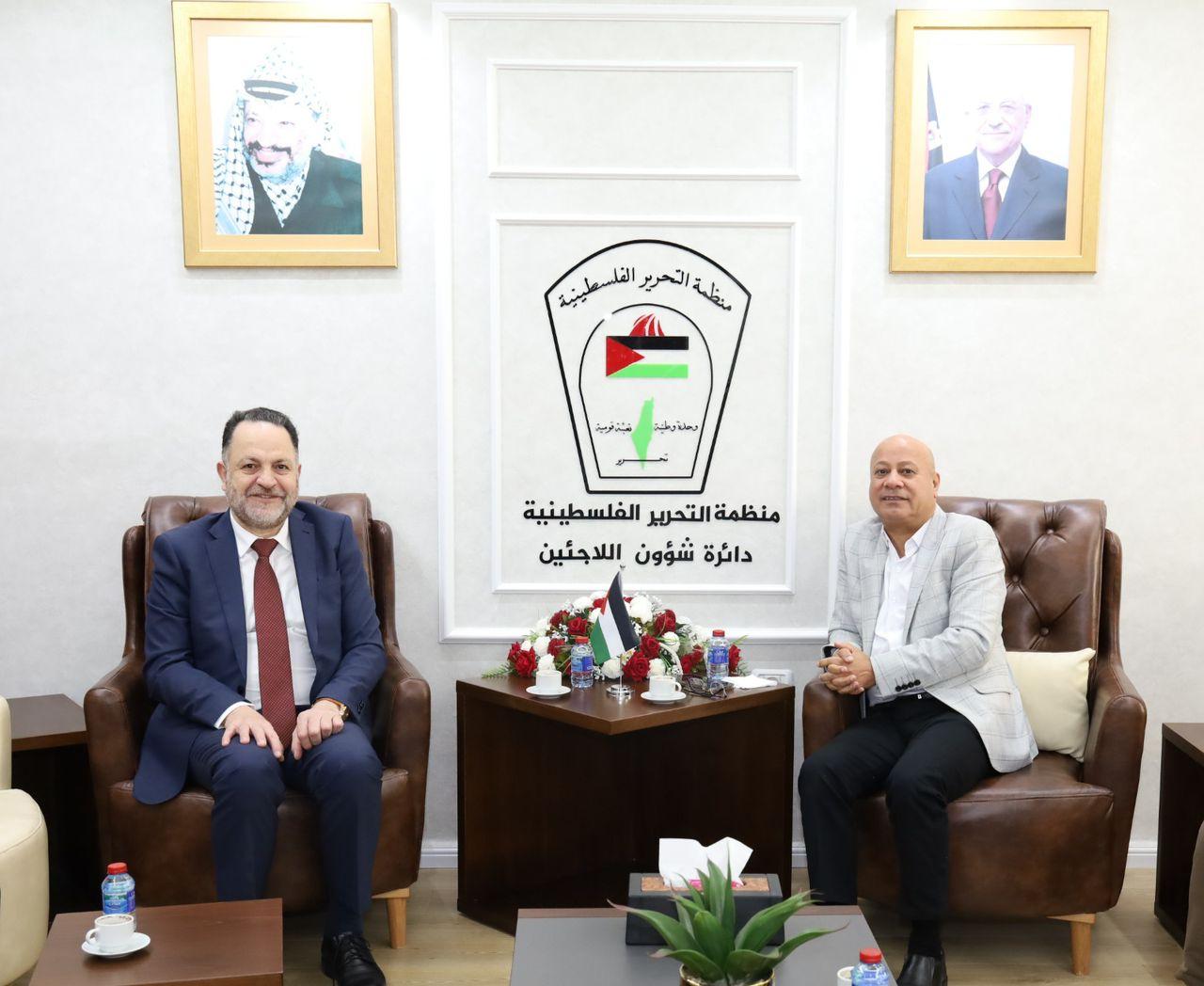 تعاون بين دائرة شؤون اللاجئين وسلطة المياه لتعزيز التزويد وضمان مصادر مياه صالحة للشرب