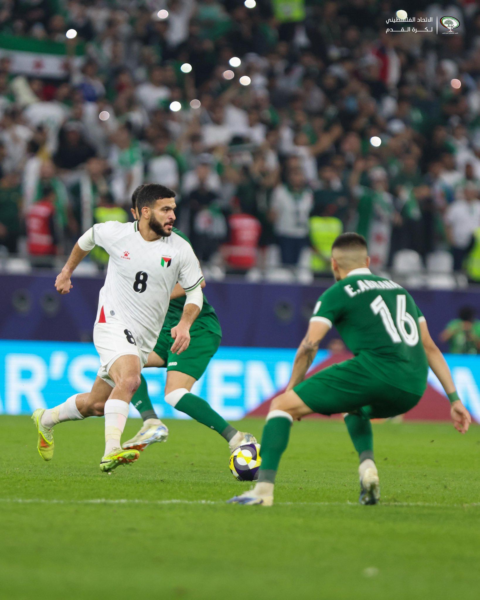 منتخب فلسطين يكتب صفحة جديدة في تاريخه بعد تعادل ثمين مع سوريا وصعود مستحق لدور الثمانية