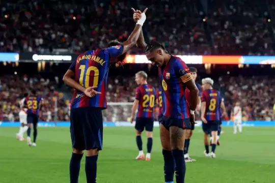 برشلونة يكتسح رايو فايكانو بخماسية ويواصل بدايته المثالية في الليغا