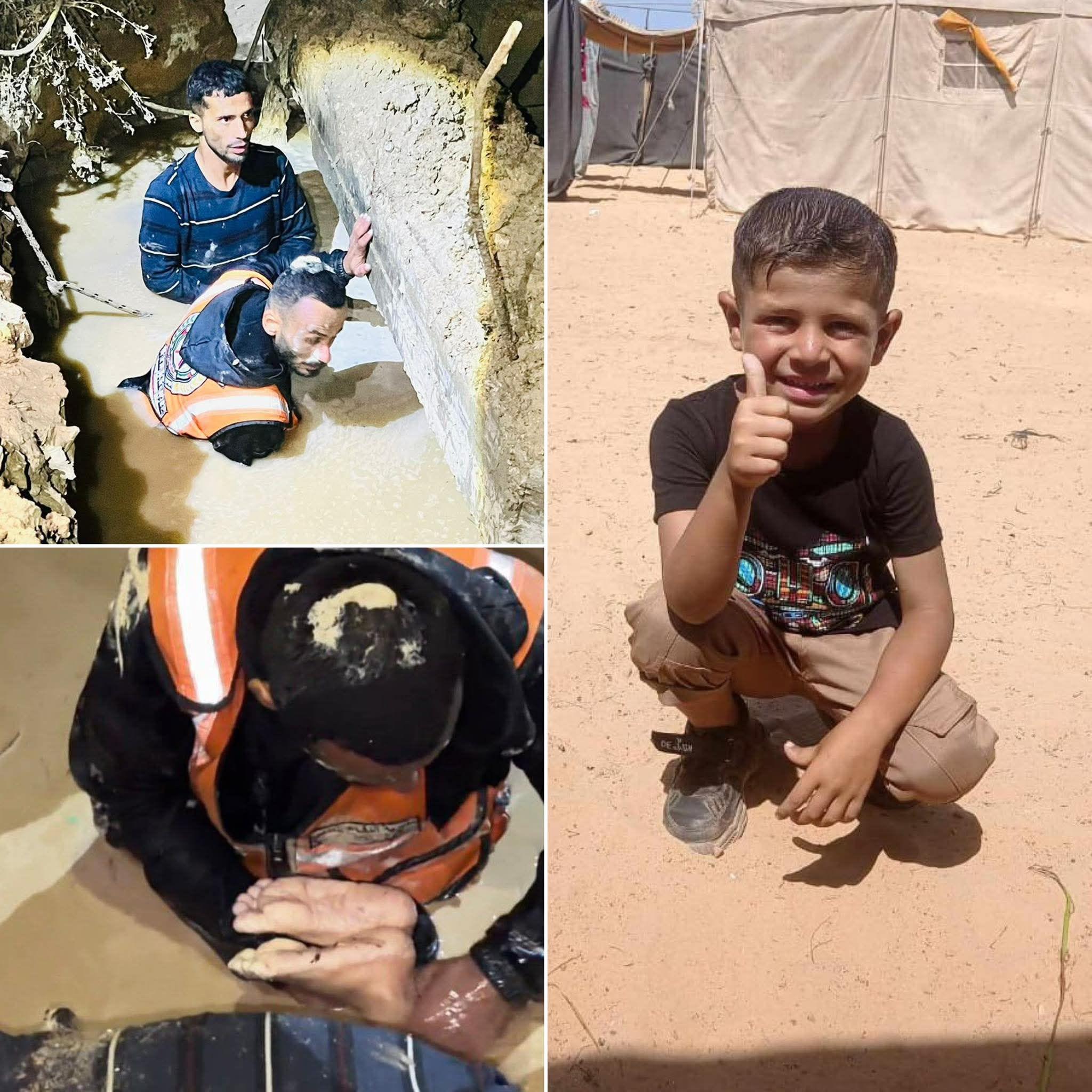 الدفاع المدني ينتشل جثمان الطفل في منطقة السودانية وسط نقص حاد في المعدات وظروف إنسانية قاسية