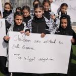 أطفال مخيم عايدة يرفضون قرار هدم ملعبهم ويوجهون رسالة للعالم: اللعب حق وليس جريمة