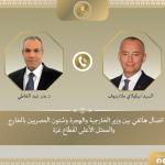 عبد العاطي وملادينوف يبحثان استكمال باقي استحقاقات "اتفاق غزة"