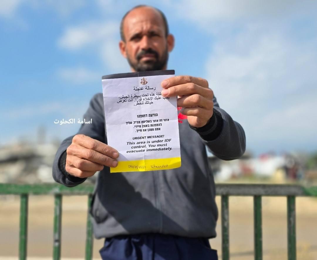 منشورات تهديد وقصف منازل في حي الرقب رغم سريان وقف إطلاق النار