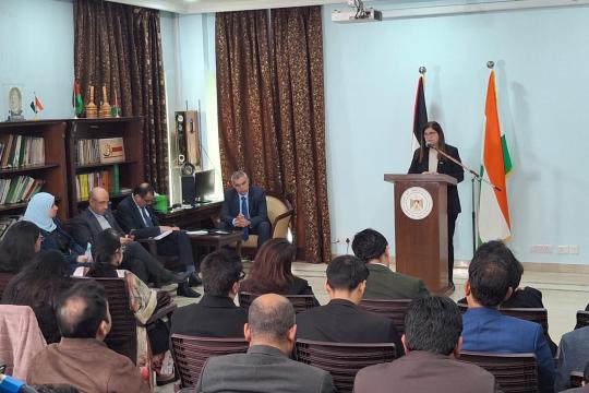 شاهين تؤكد أن السلام العادل وحده يضمن الاستقرار وتدعو لتفعيل المساءلة الدولية