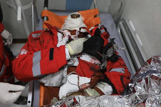 الاتحاد الدولي للصليب الأحمر يدين استشهاد مسعف فلسطيني أثناء تأدية واجبه في خان يونس