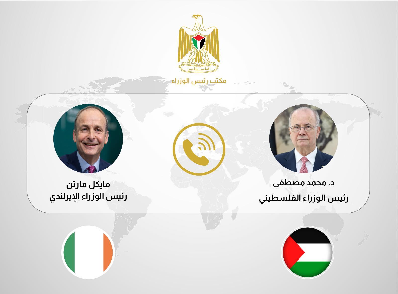 التأكيد على وقف اعتداءات المستوطنين وإطلاق عائدات الضرائب وتنفيذ خطط التعافي في غزة