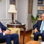 وزير الخارجية المصري يبحث مع الممثل الأعلى لغزة تنفيذ المرحلة الثانية من خطة ترامب