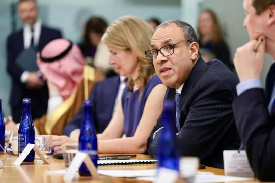 وزير الخارجية المصري يشارك في نقاش رفيع بالبنك الدولي حول التعافي المبكر في غزة