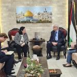 أبو رمضان يبحث مع وفد "مكتب الأمم المتحدة لخدمات المشاريع" تعزيز التدخلات الصحية