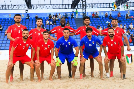 "الفدائي" الشاطئي لكرة القدم يكتفي بتحقيق المركز الرابع في دورة الألعاب الآسيوية الشاطئية