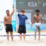 ريان أبو ريالة يودّع منافسات المصارعة في الألعاب الآسيوية الشاطئية