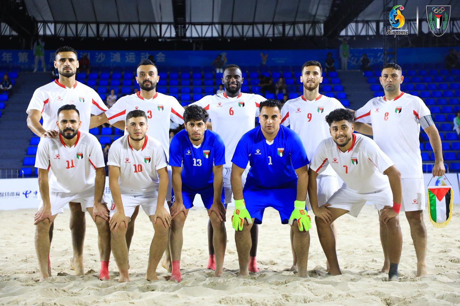منتخب فلسطين لكرة القدم الشاطئية يسقط 9-1 في نصف نهائي الألعاب الآسيوية ويضرب موعداً مع السعودية على المركز الثالث