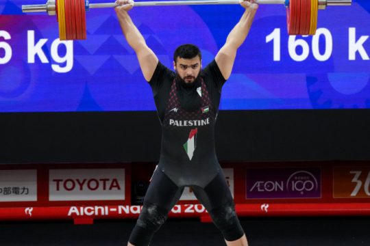 محمد حمادة ثالثاً في مجموعته بوزن 110 كغم في آيتشي-ناغويا 2026
