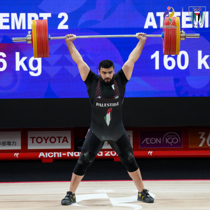 محمد حمادة ثالثاً في مجموعته بوزن 110 كغم في آيتشي-ناغويا 2026