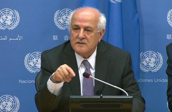 رياض منصور يوجّه رسائل أممية ويطالب بتحرك دولي عاجل لوقف اعتداءات إسرائيل على الأونروا