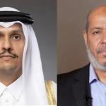 رئيس وزراء قطر يبحث مع خليل الحية تنفيذ اتفاق غزة ويدعو لإلزام إسرائيل ببنوده