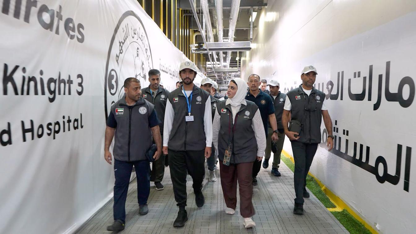 الطلبة يتعرفون على الخدمات الطبية المقدمة للمرضى والمصابين الفلسطينيين ويشاركون في افتتاح مكتبة وتكريم الفائزين بمسابقة تحفيظ القرآن