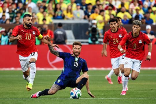فيديو: البرازيل تهزم مصر بصعوبة في بروفة أخيرة قبل كأس العالم 2026