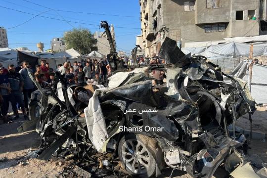 استشهاد 4 مواطنين بينهم سيدة في قصف إسرائيلي شمال غرب مدينة غزة