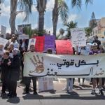 مظاهرة قطرية في كفر ياسيف تنديدًا بتصاعد جرائم القتل وتواطؤ الشرطة الإسرائيلية
