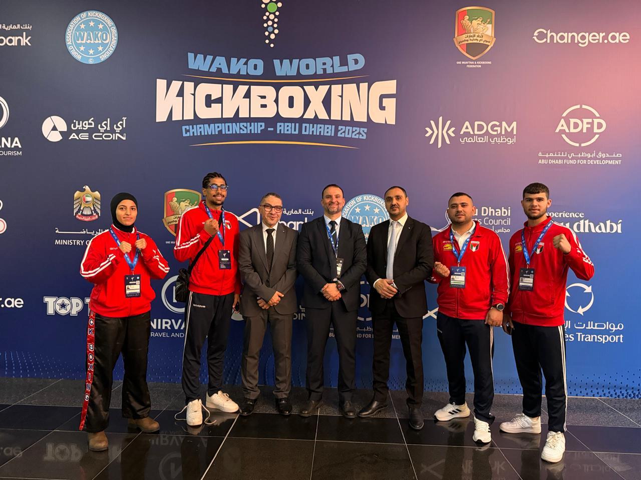 منتخب فلسطين للكيك بوكسينغ يستهل مشاركته في مونديال أبو ظبي بانتصار بالضربة القاضية