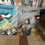 الطلبة الفلسطينيون يبرزون تراثهم في الملتقى الثقافي للجاليات بجامعة الإسكندرية