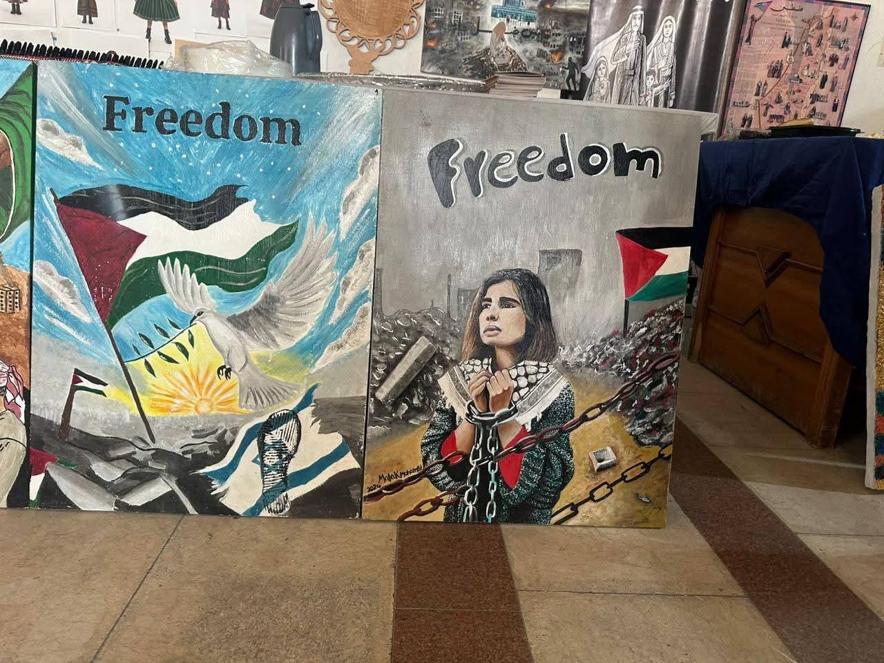 جناح فلسطين يقدم التراث الشعبي والمشغولات الفنية لتعزيز الهوية الثقافية بين الطلاب الوافدين