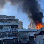 إصابات وحرائق شمال غزة جراء إطلاق نار إسرائيلي وتواصل ارتفاع حصيلة الشهداء