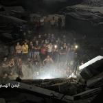 5 شهداء و11 إصابة وعشرات المفقودين جراء انهيار عمارة سكنية في غزة