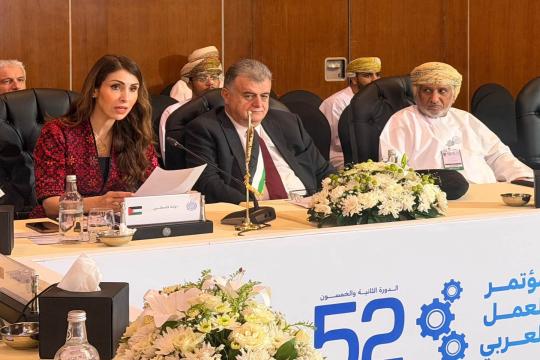 فلسطين تدعو في مؤتمر العمل العربي إلى مبادرة لدعم التشغيل وتعزيز صمود العمال