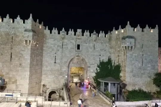 استشهاد فلسطيني برصاص شرطة الاحتلال بعد محاولة طعن في باب العامود بالقدس