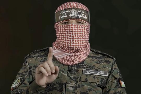 أبو عبيدة يشيد بالضربات الصاروخية الإيرانية ضد إسرائيل