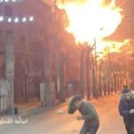غارات إسرائيلية عنيفة تدمر منازل في مخيمي البريج والنصيرات وسط قطاع غزة