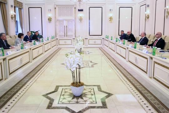 مصطفى يبحث مع رئيسة البرلمان الأذربيجاني دعم فلسطين ويدعو لمراقبة الانتخابات التشريعية