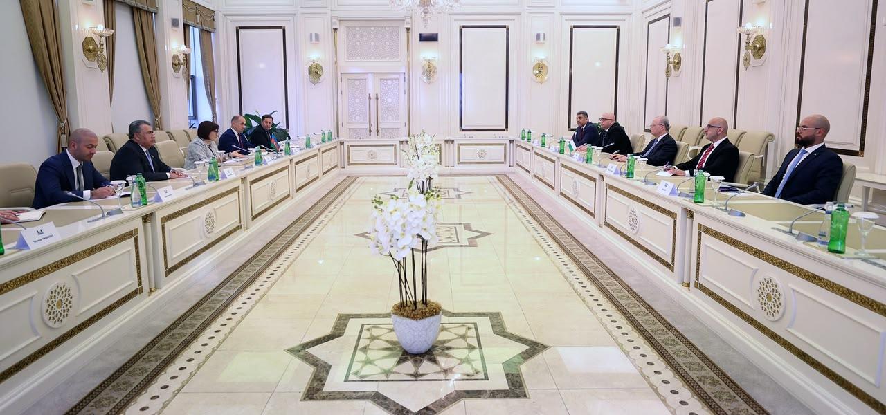 مصطفى يبحث مع رئيسة البرلمان الأذربيجاني دعم فلسطين ويدعو لمراقبة الانتخابات التشريعية