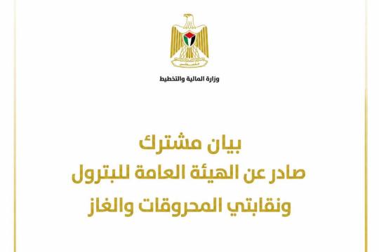وزارة المالية تبحث مع نقابتي الوقود والغاز إجراءات لضمان استقرار إمدادات المحروقات