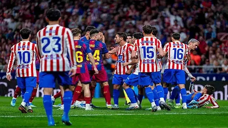 برشلونة يتقدم بشكوى رسمية إلى يويفا بسبب التحكيم أمام أتلتيكو مدريد