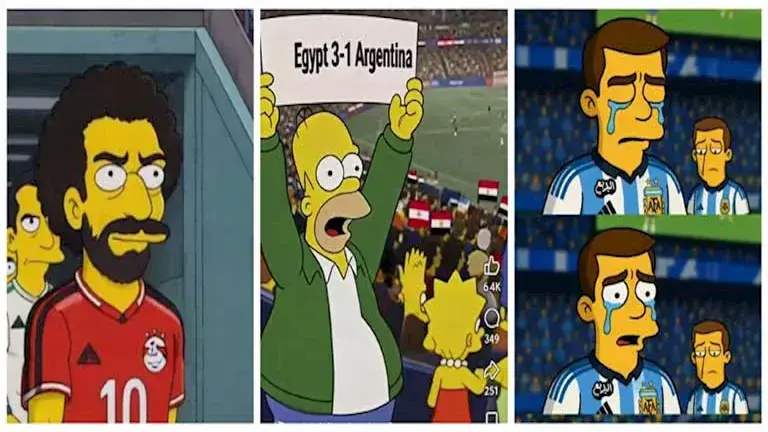صور متداولة تزعم توقع المسلسل تأهل منتخب مصر إلى ربع النهائي، لكن متابعين يؤكدون أنها معدلة بالذكاء الاصطناعي وليست من الحلقات الأصلية.