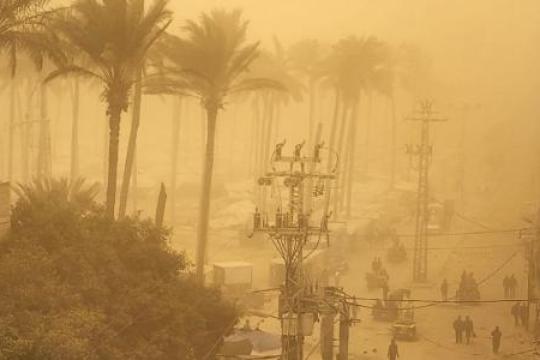 الدفاع المدني في غزة يصدر إرشادات للتعامل مع الأجواء المغبرة