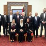 الرئيس عباس يبحث مع وفد بلدية طولكرم احتياجات المدينة وخطط إعادة الإعمار