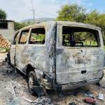 مستوطنون يحرقون مركبة في قرية قصرة جنوب نابلس